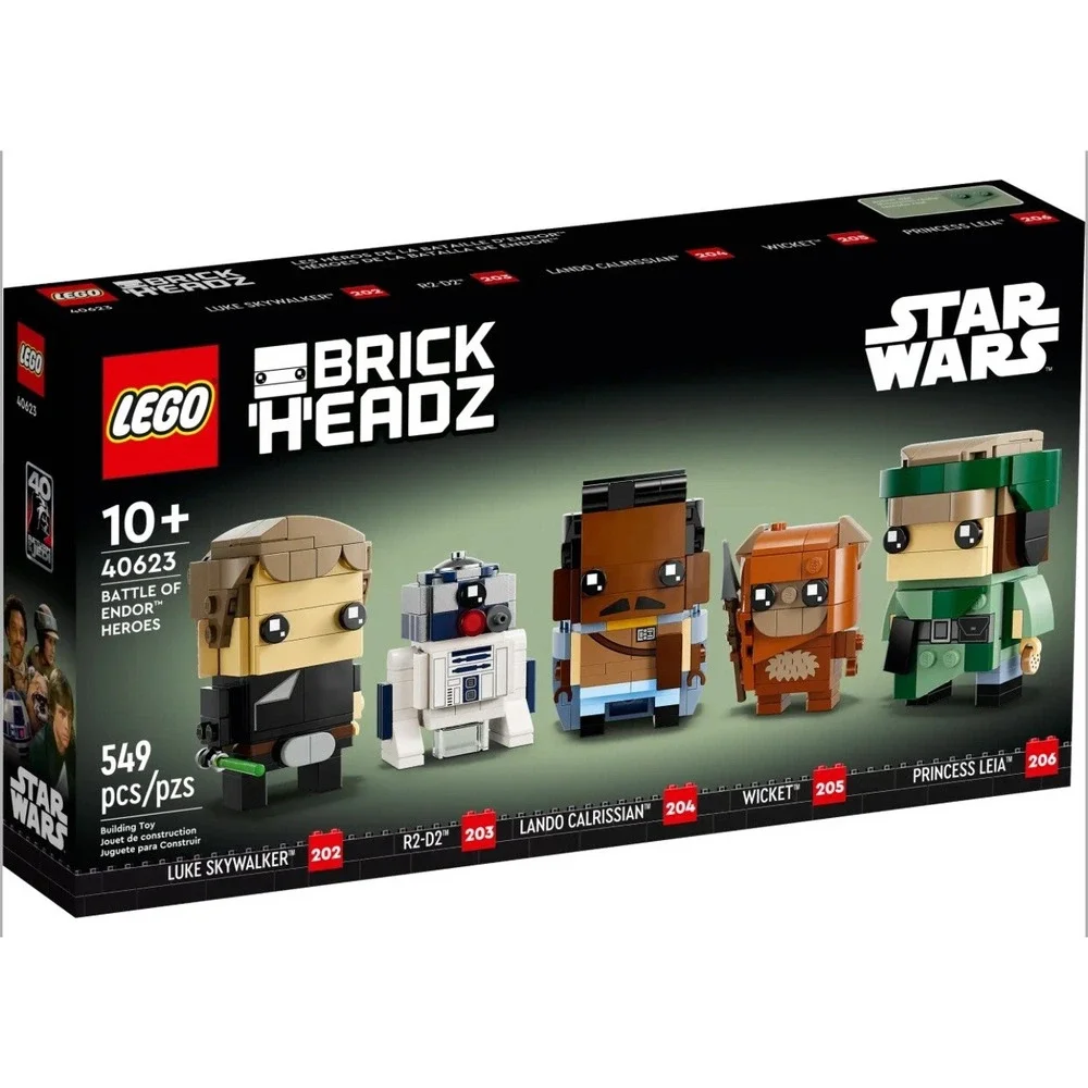 *BRAND NEW*  Lego Star Wars Brickheadz Battle of Endor Heroes #40623 *RETIRED*